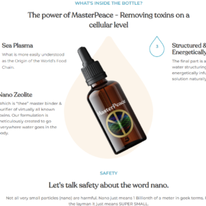 Master Peace What is In the Bottle