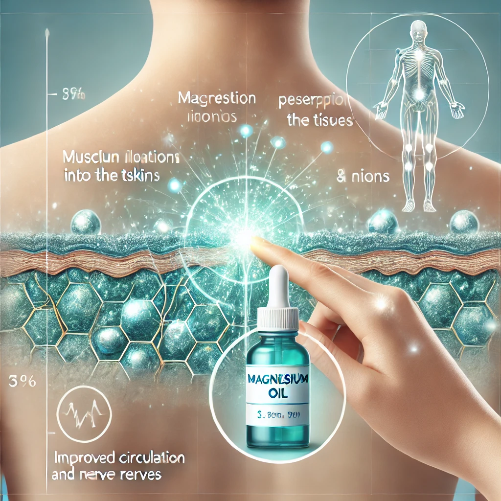 A minimalist self-care scene with a small spray bottle, a folded towel, and soft morning light—symbolizing steady mineral support, calmer muscles, and nervous system ease.