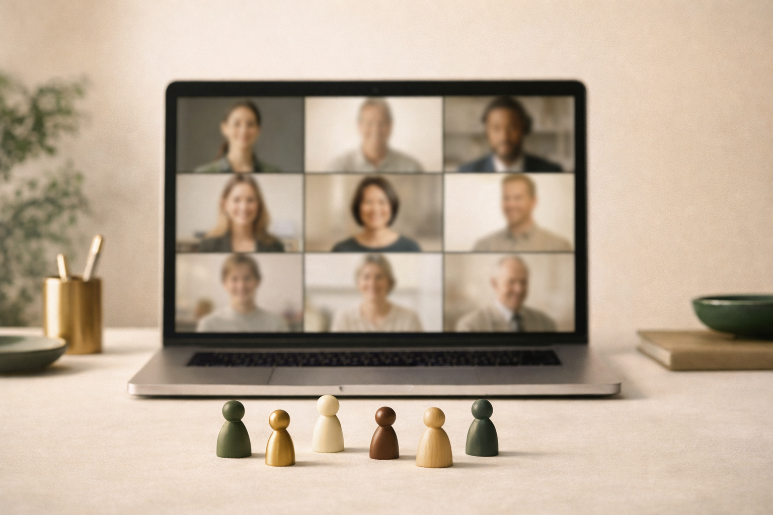 Systemic Family Constellations online — video conference field with international representatives