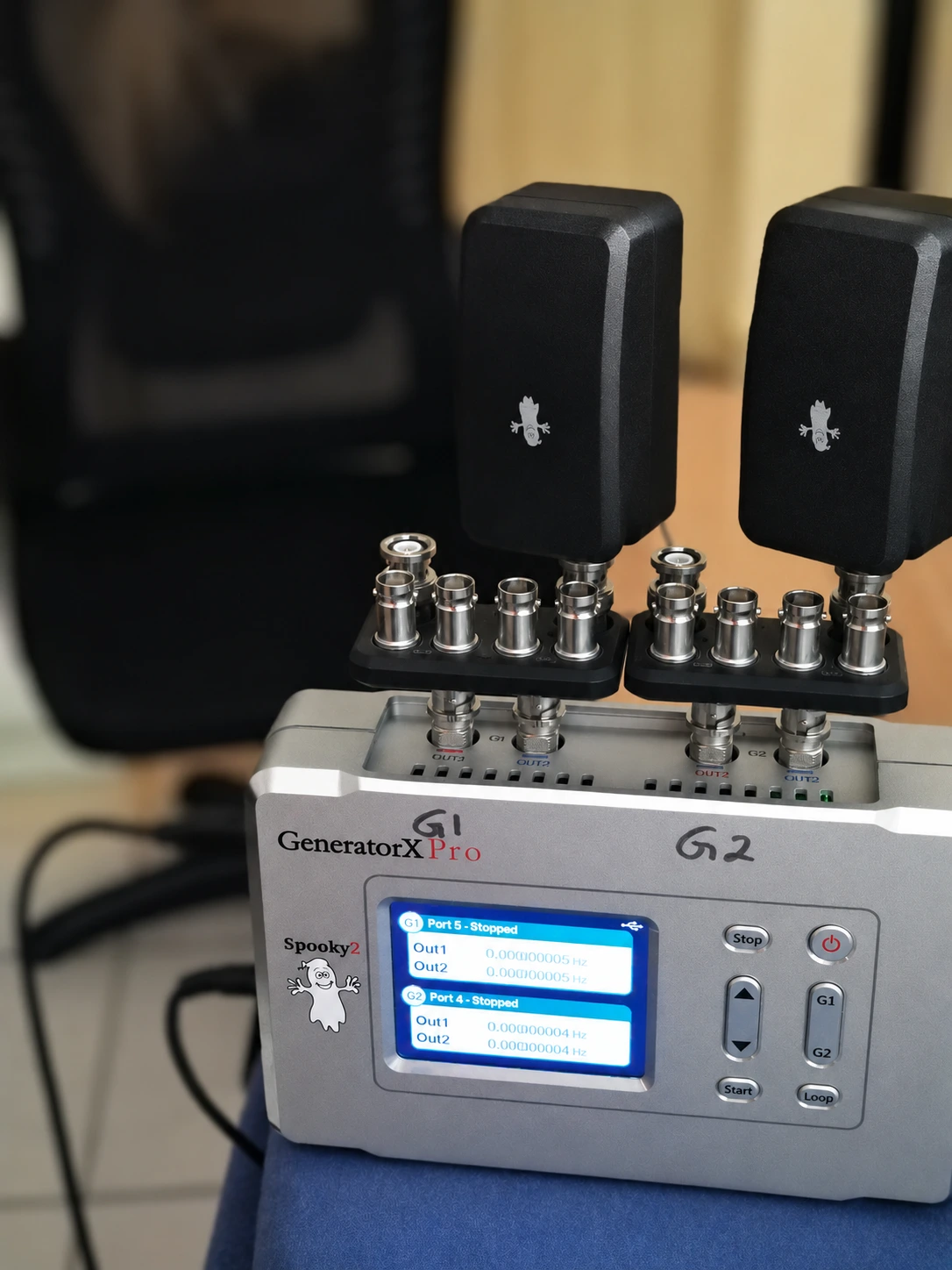 Remote frequency support generator used for distant resonance-based wellness support